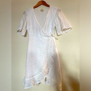 Bridal shower wrap dress